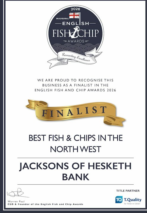 Jacksons of Hesketh Bank award recognition